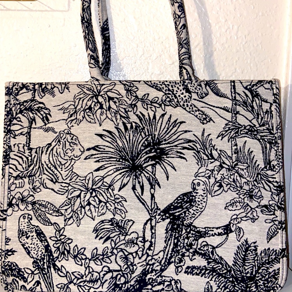 Large Tote Bag with a Beautiful Print